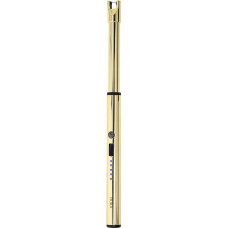 Accendino al plasma USB dorato elegante per candele e griglie Shine Duka (1/5)