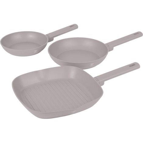 Set di 3 padelle in titanio color tortora Berlinger Haus BH-8109 (1/5)