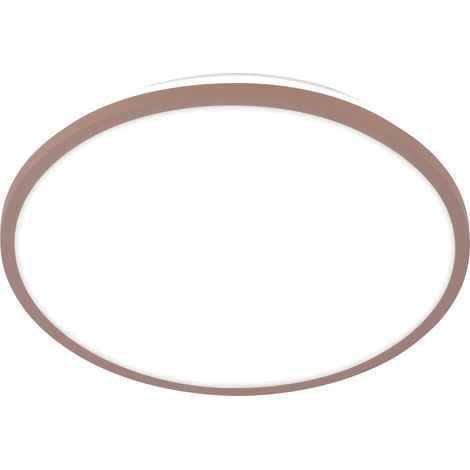 Plafonnier LED à lumière indirecte, lumière blanche neutre, 15W, 1500lm, lustre salon, lustre chambre, luminaire plafonnier, lustre cuisine, plafonnier led salon, 28 x 4,2 cm, umbrasand (1/5)