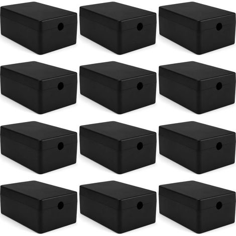 12 Pièces Boite Derivation, 60 x 40 x 25 mm, Diamètre du Fil 6mm Boîte en Plastique électrique (1/4)