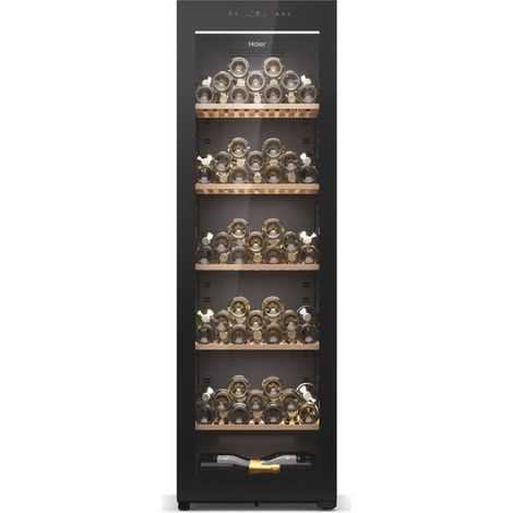 Haier HWS247GEH1 Cantinetta vino con compressore Libera installazione 247 bottiglie Nero