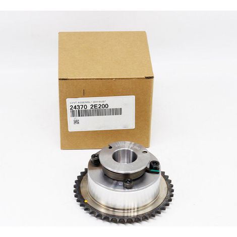 Die Teilenummer 243702E200 ist für den Hyundai Elantra geeignet. Es handelt sich um ein variables Ventilsteuerungsrad (VVT) mit Nockenwellenverstellung, Teilenummer 24370-2E200. (1/4)