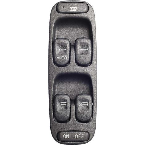 Commande principale de lève-vitre électrique avant gauche pour Volvo V70, S70 et XC70 (1998-2000) - Référence : 8638452 (1/5)