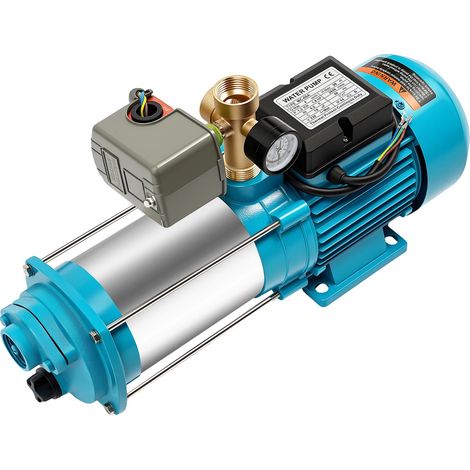 Pompe centrifuge, débit élevé, construction en acier inoxydable, 220-230 V, UE (1/2)