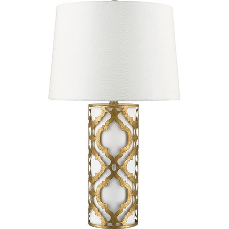 Elstead Arabella - Lampada da tavolo 1 luce Oro, E27 (1/2)