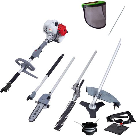 IKRA utensile multifunzione a scoppio 4in1 IBKH 33, incl. prolunga, scudo protettivo & lima per catena 4 mm (1/4)