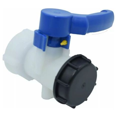 Nazalus-Vente chaude-Vanne papillon 2 pouces 62 mm conteneur IBC (baril de tonne) vanne papillon orifice de vanne diamètre intérieur 62mm- (1/4)
