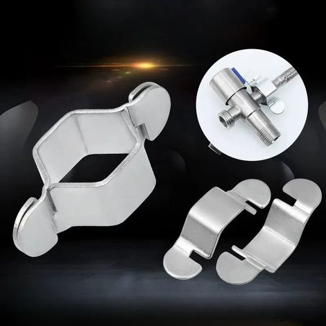 Tuyau ondulé à 4 pans, clé hexagonale, tuyau d'arrivée d'eau de robinet, réparation de tuyau tressé creux, petite clé d'installation amovible