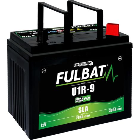 BATTERIE TONDEUSE U1R-9 SLA (12N24-3A) 12V 28AH 300A (1/5)