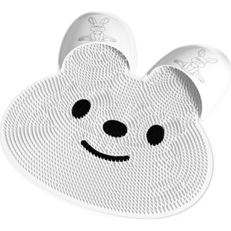 Lave-Pieds Tapis Douche en Forme de Lapin - Récurage Masseur Pieds - Antidérapant (1/5)