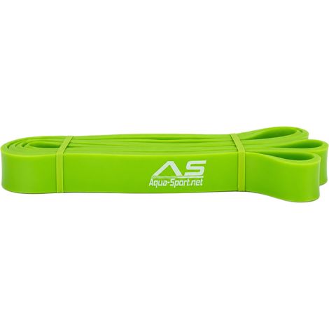 AQUA-SPORT POWERSTRECH SUPERBAND LIMETTENGRÜN 2080x4,5x19mm WIDERSTAND 9-25kg AS2080 (1/5)
