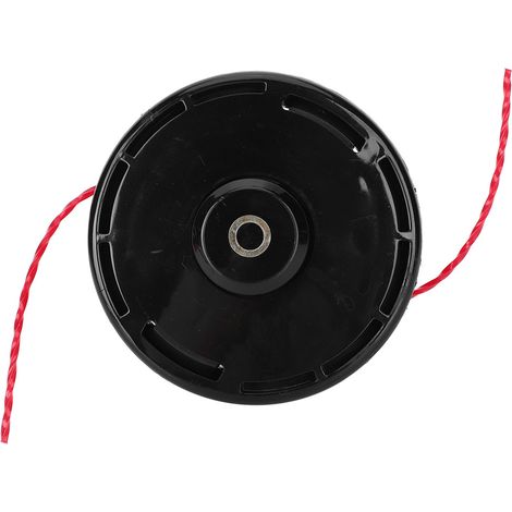 Tête de rechange pour coupe-bordures, tondeuse à gazon, débroussailleuse, outil de jardin, plastique noir (1/5)