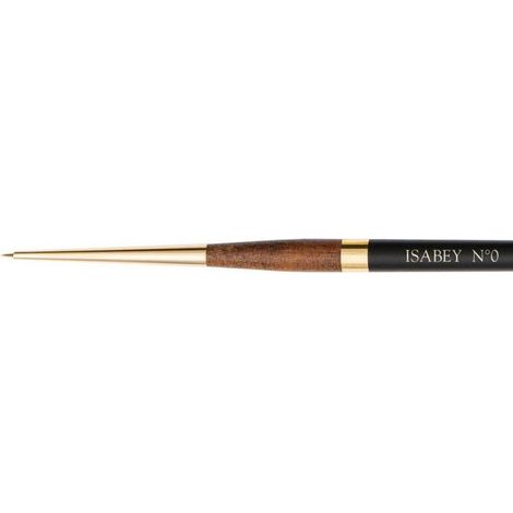 Pinceau - Repiqué - Aquarelle - Isabey - Martre Kolinsky Pure - 6229i - N°0 - Fibres naturelles (1/2)