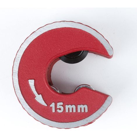 Copper Pipe Cutter-15mm,Auto Cut Tube Cutter with 1 Replacement Cutting Wheel for Copper Tubing/Hand Operated (1/5)