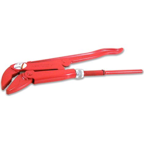 VBW 951010 Chiave inglese svedese a 45° con geometria a 3 punti di contatto apertura massima 55 mm diametro tubo 25,4 mm colore Rosso