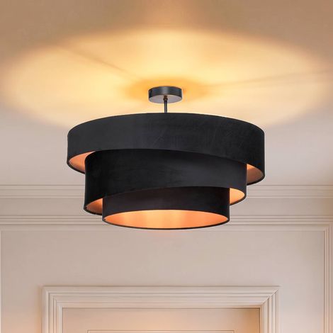 Taklampa "Jusari" aus textil / siden für vardagsrum / matsal von Lindby