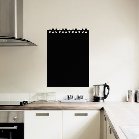 Sticker ardoise tableau noir - stickers muraux adhésif effaçable - ARDOISE - 55x40cm (1/3)