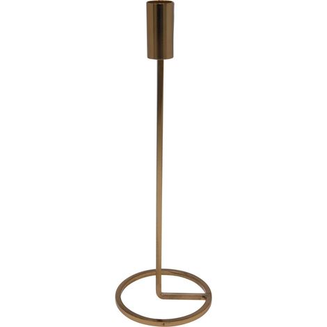 Portacandele Home Styling Collection dorato 31 5 cm metallo