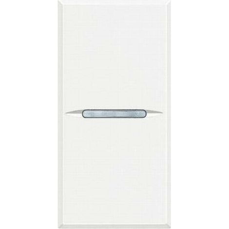 BotÓn axial axolute 1 polo normalmente abierto 10a 1 mÓdulo color blanco hd4005n