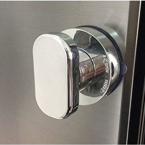 Puissante ventouse miroir poignée de porte en verre, réfrigérateur tiroir salle de bain ventouse accoudoir mural, baignoire douche poignée cuisine tiroir meuble bouton ventouse (1/5)