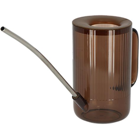 Regadera decorativa marrón de 1 litro (1/5)
