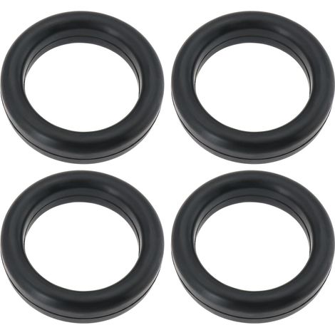 Lot de 4 Crochets d'échappement Silencieux Voiture Caoutchouc EPDM Ø Ext 70 Mm Ø Int 50 Mm Fixation Boîte Arrière (1/5)