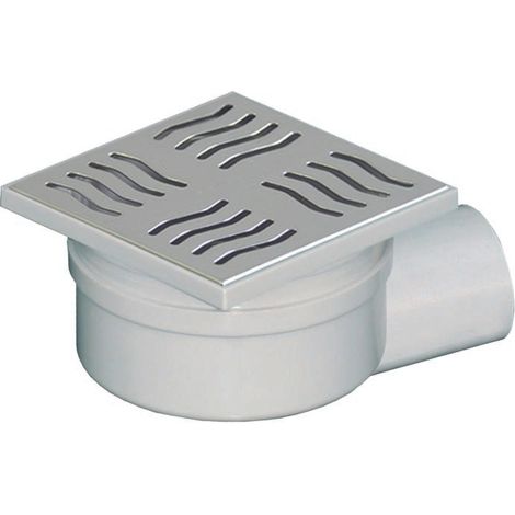 Chiusini sifonato abs 100x100mm con griglia