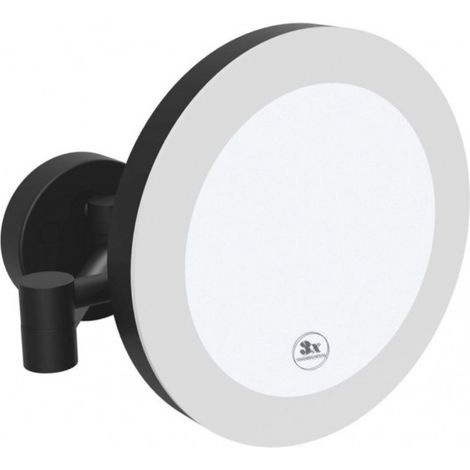 Miroir de douche avec éclairage LED et capteur tactile DARK 20cm (1/2)