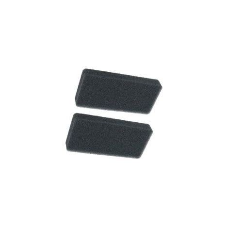 Lot de 2 mousses filtrantes biologiques pour aquarium, feuilles de mousse à cellules ouvertes découpables sur mesure pour décantation (280 x 137 x 20 mm), noires (1/5)