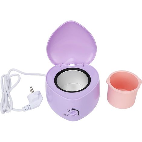 Epilateur chauffe cire epilation,Chauffe-cire Rapide pour tout Type de Cire,Épilation à la Cire Chaude pour Visage Bras Jambes Aisselles (1/5)