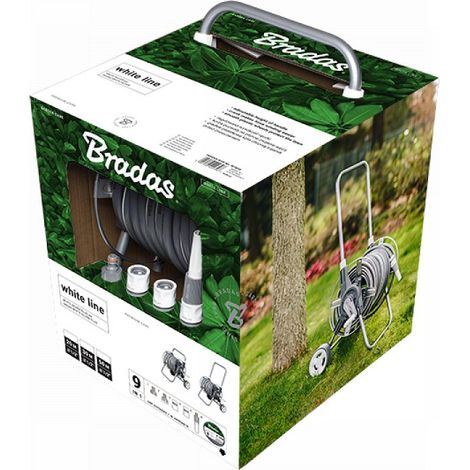 Bradas White Silver Plus Tuyau d'arrosage 30m blanc et argent (1/2)