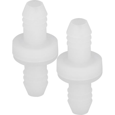 2 Stück Rückschlagventile 3/8 Zoll 10 mm Kunststoff 1-Wege-Wasser-Rückschlagventil für Luftkompressoren, Aquariumpumpen, Kraftstoffe, Gase, Flüssigkeiten, Luft CDDV6 (1/5)