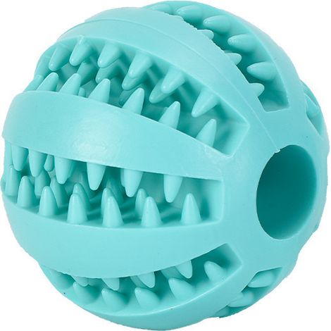 1pcs jouets pour chien balle de dentition résistante à la morsure, jouets pour animaux TPR balle de dentition en caoutchouc balle rebondissante