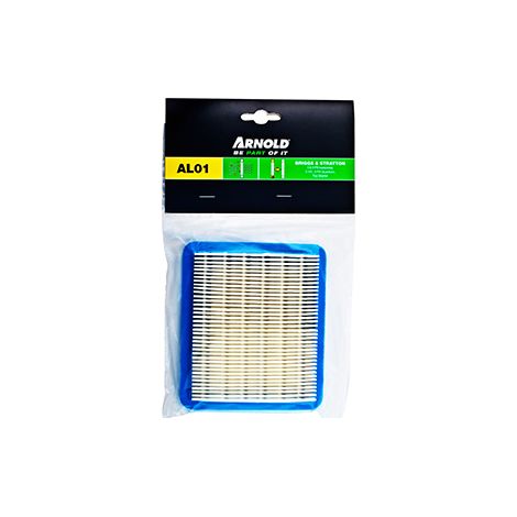 Filtro de aire Arnold. Para motores Briggs & Stratton de 3 y 5 HP horizontales - 3,5 - 5 HP Quantum. Reemplaza original 31749, 399959, 4