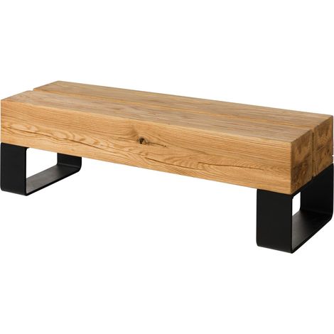 Bank Eiche 100x31x32 natur geölt LOUNGE COLLECTION 07