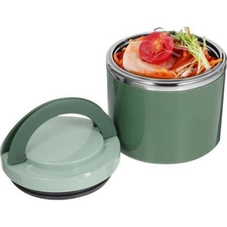 Boîte Alimentaire Isotherme - Vert - 1L - Acier Inoxydable - Étanche - Conservation Longue Durée vert BOITE ALIMENTAIRE (1/5)