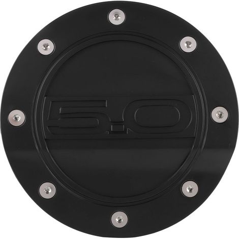 Couvercle de porte de carburant noir, couvercle de réservoir de gaz adapté à la Ford Mustang tous les modèles 2015 à 2021 (1/5)