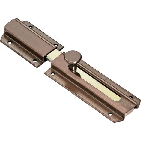 Comunello CATENACCIO TRASVERSALE BRONZATO LEGGERO art. 805 mm.160 10.00 pz