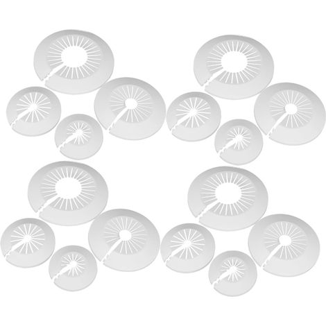 de 16 cache tuyaux décoratifs en plastique pour fixation (1/5)
