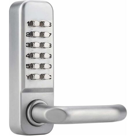 Serrure à code mécanique étanche, combinaison de code à 1 à 11 chiffres Mot de passe de sécurité Serrure codée Serrure de porte à combinaison mécanique sans clé pour porte de bureau en bois (1/4)