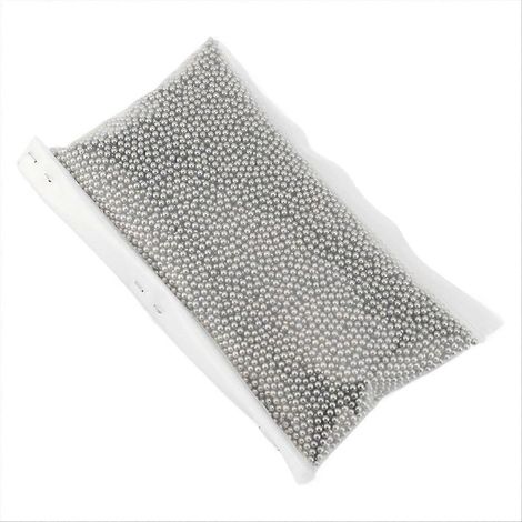 Perles de polissage en acier inoxydable (454 g), excellente capacité d'abrasion, idéales pour le polissage de bijoux (3 mm). (1/5)
