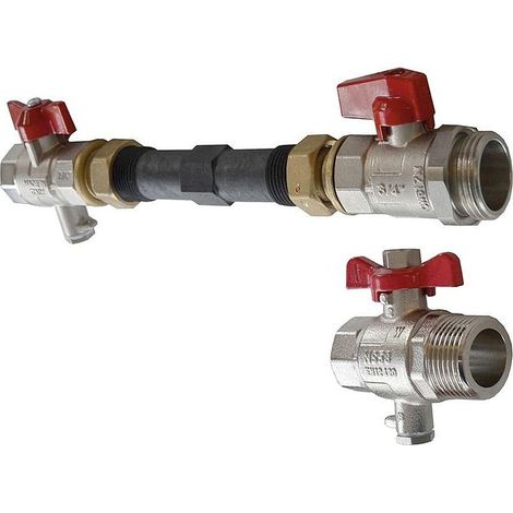 Vario WMZ-Anschlussset horizontal G1" 130mm