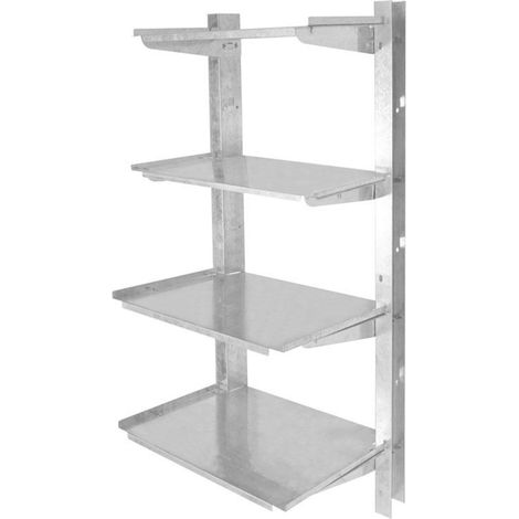 Pergart Regal-Kit für Gerätehäuser, 34 x 25 x 86 cm (L x B x H) (1/2)