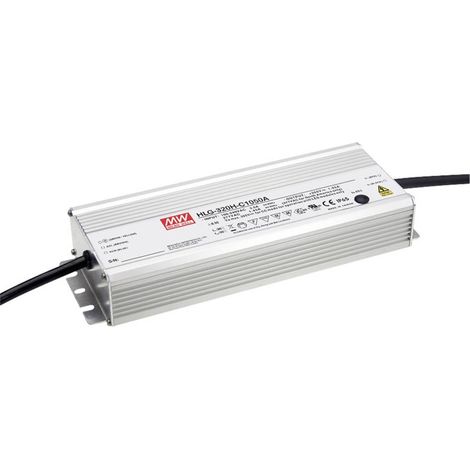 Mean Well HLG-320H-C2800A Driver de LED à courant constant 319.2 W 1400 - 2800 mA 57 - 114 V/DC réglable, protection contre les surcharges, surtenti D920201 (1/3)