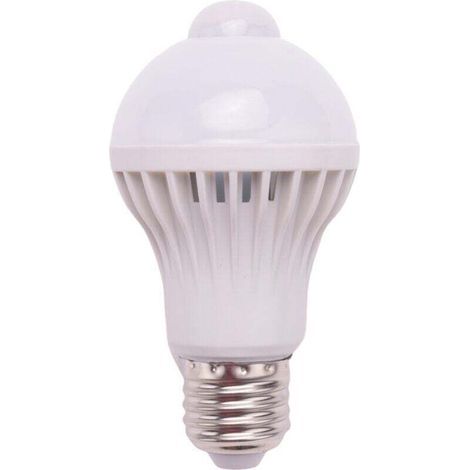 E27 5W LED-Lampe mit PIR-Bewegungsmelder für automatische Beleuchtung (1/4)