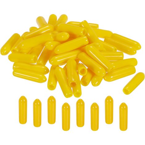 3mm Caoutchouc Fin Capuchons Couvercle PVC Vinyle Vis Filetage (1/5)