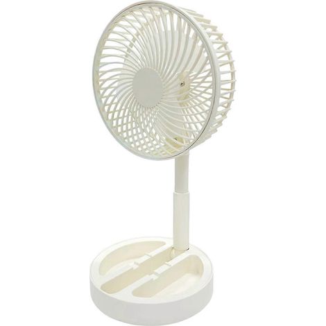 Portable folding telescopic floor ventilateur 1 wind vitesse adjustment USB mini summer silencieux student bureau table (1/5)
