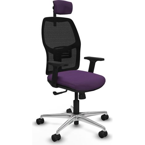 Sedia da ufficio piqueras y crespo Modello Alfera nero mesh (1/2)