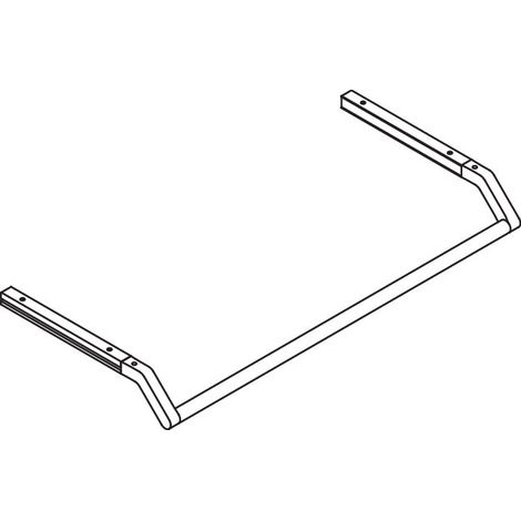 HEWI 950.13.0025 DX Profil WT avec poignée 848 mm (1/2)