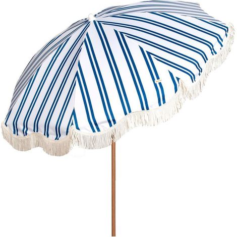 AKTIVE parasol 200 cm tubo 28/32 mm polyester anti-uv , Parasol 200 cm tubo 28/32 mm poliéster anti-UV, una sombrilla de estilo retro diseñada para ofrecer sombra y protección sola (1/3)